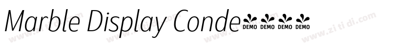 Marble Display Conde字体转换
